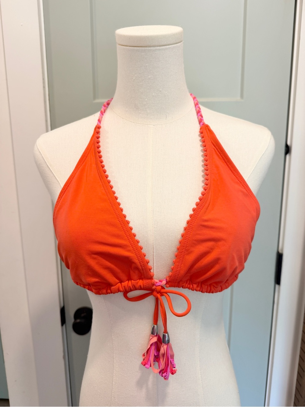 Bleu Rod Beattie Bikini Top Let’s Get Knotty Tassels 8 Medium